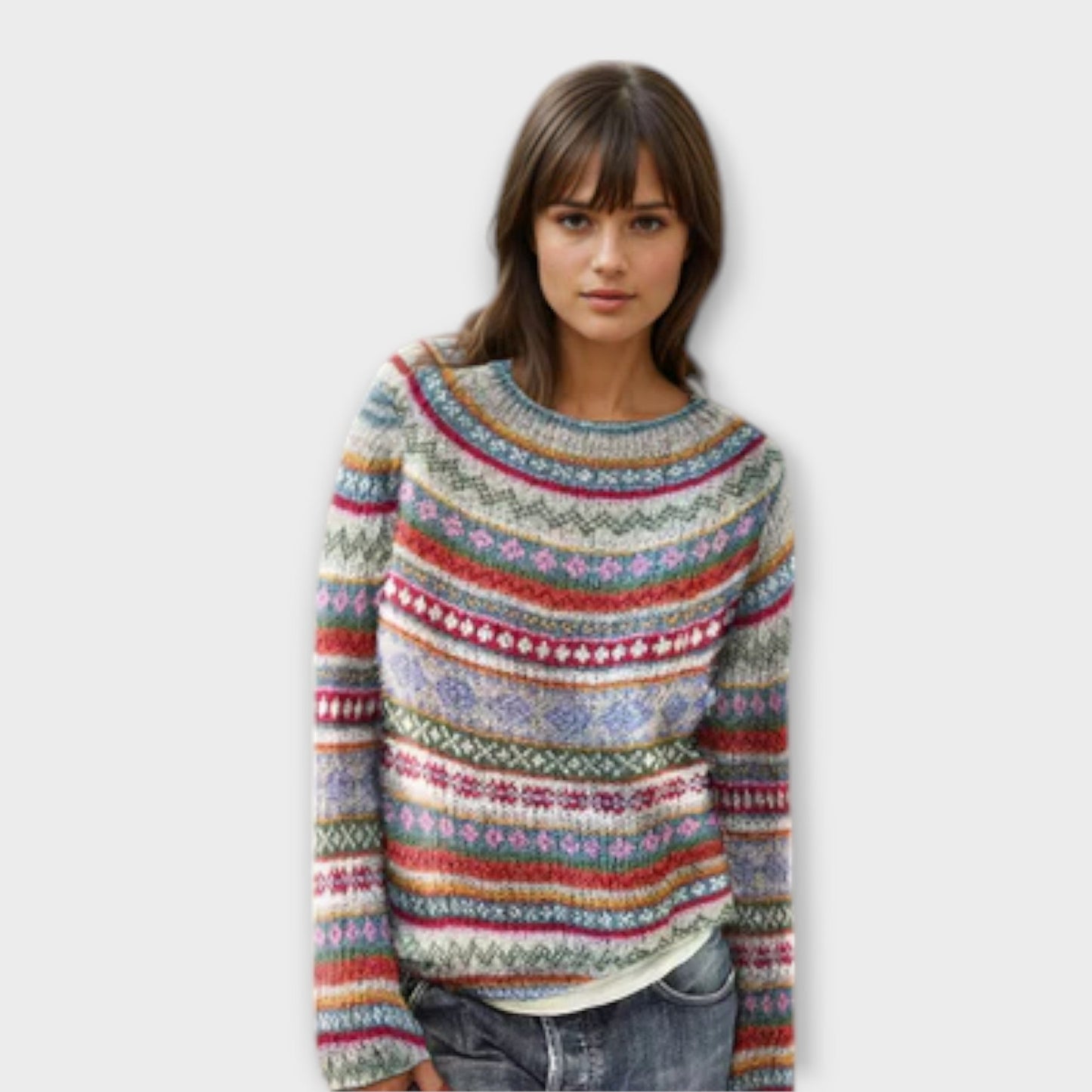 Manonin | Casual & Cozy Striped Sweater