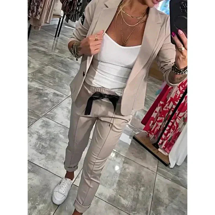 Rona | Tailor-Made Set Blazer with Lightweight Pants