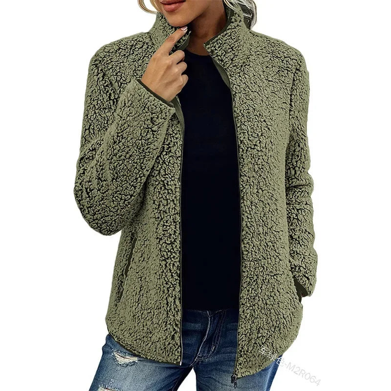 Alva | Elegant Casual Fleece Jacket
