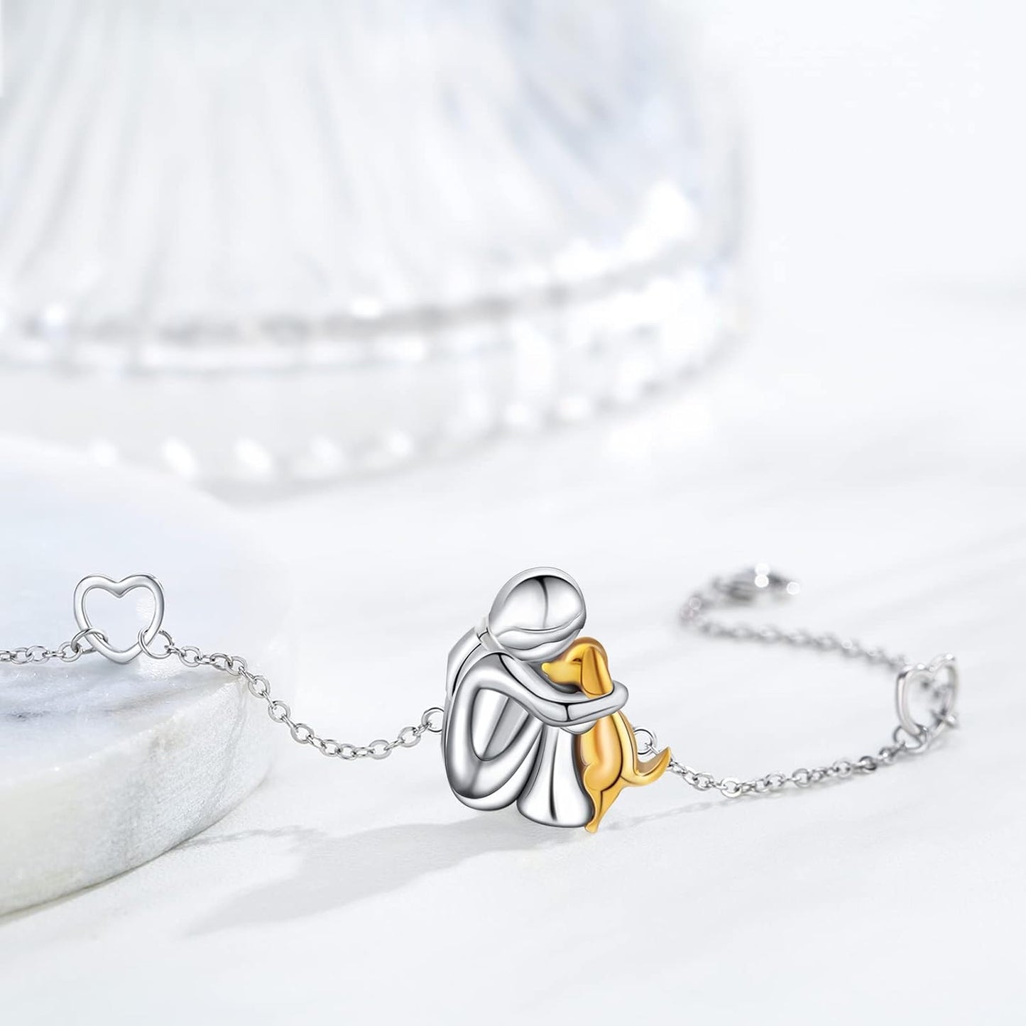 Love | Holding dog bracelet