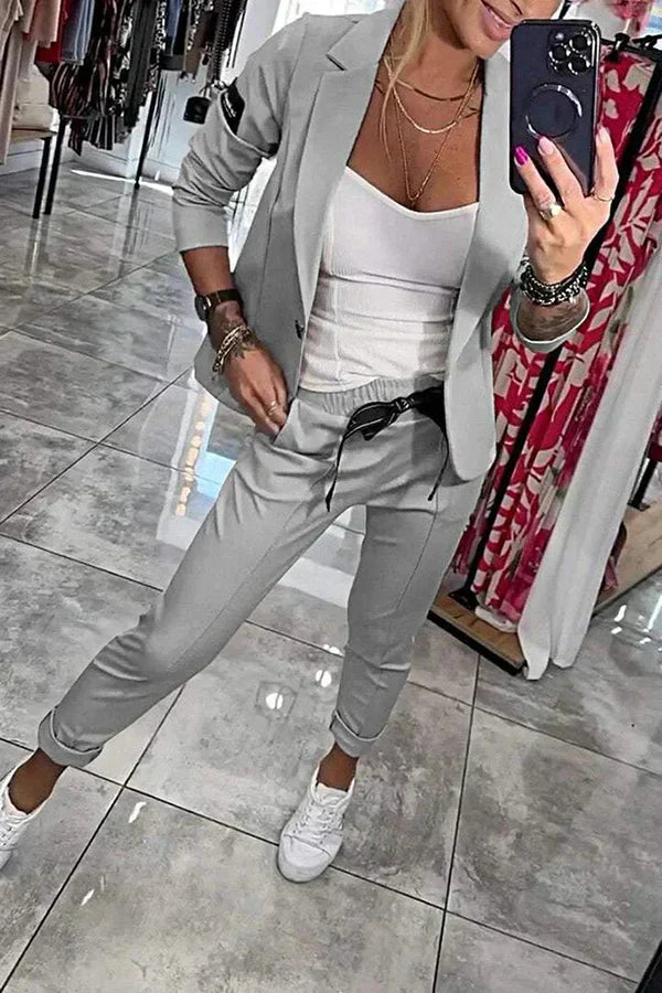 Rona | Tailor-Made Set Blazer with Lightweight Pants