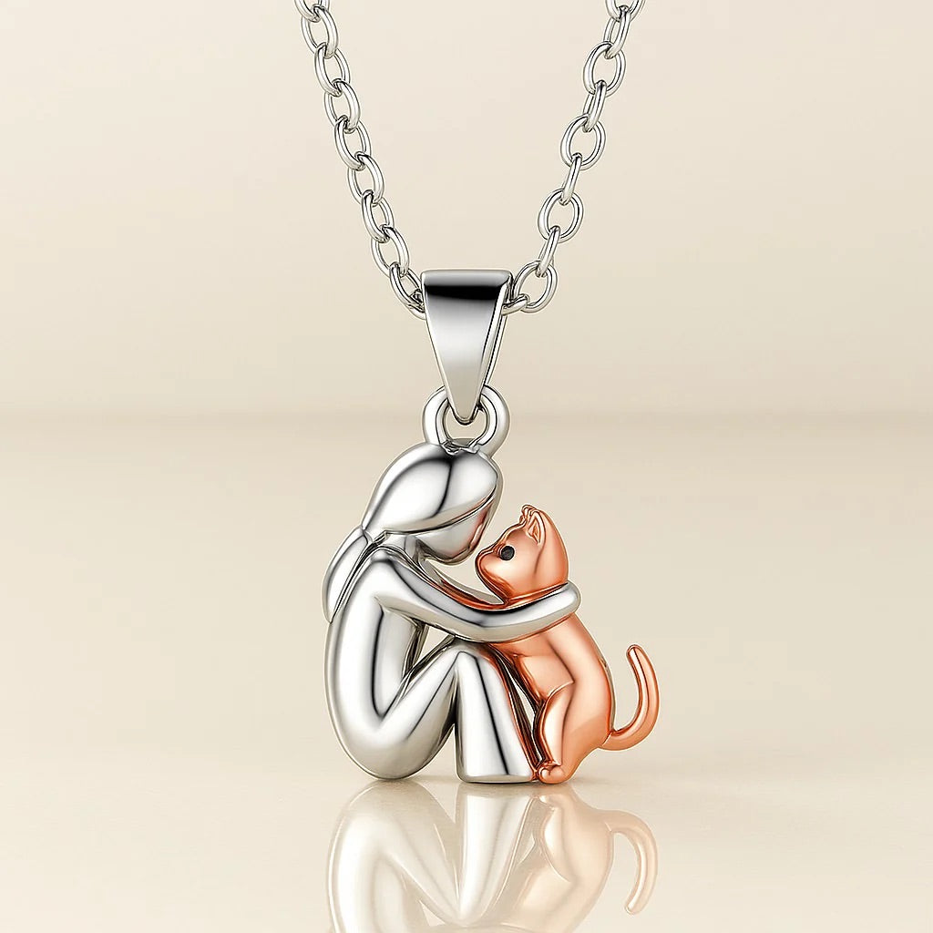 Love | Holding Cat Necklace