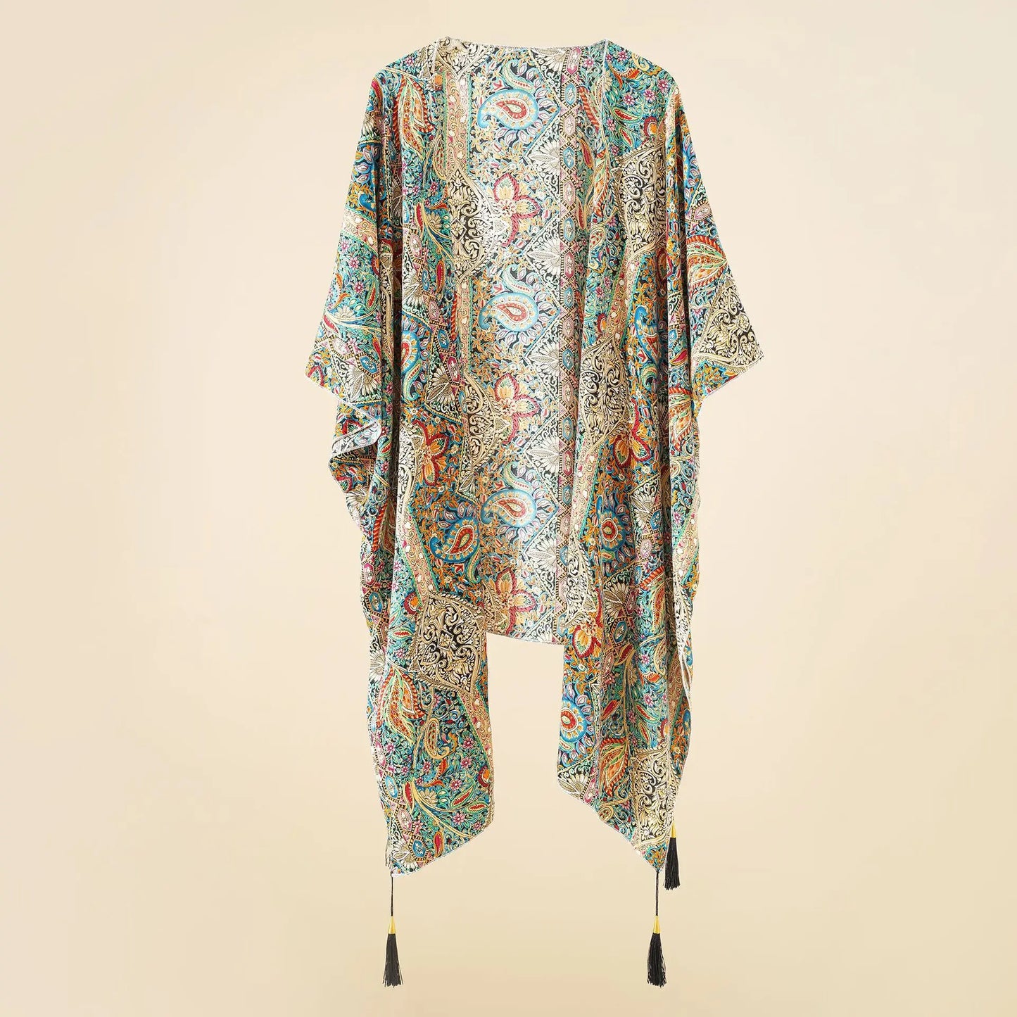 Harmony | Elegant Cuban Floral Kimono