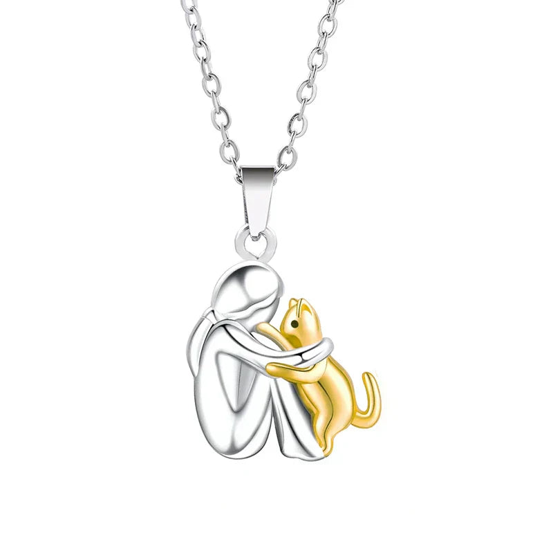 Love | Holding Cat Necklace