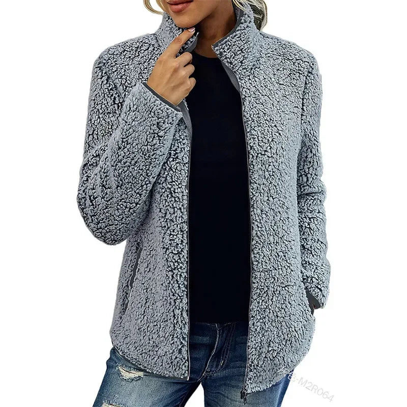 Alva | Elegant Casual Fleece Jacket