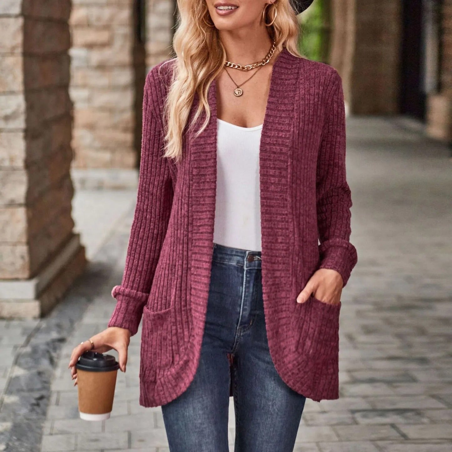 Ember | Ribbed Knit Cardigan