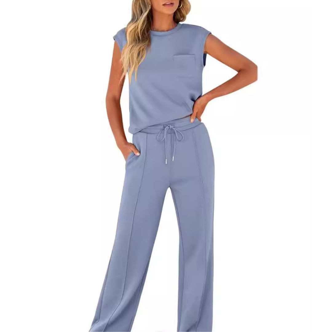 Foria – Casual Sleeveless Drawstring Set