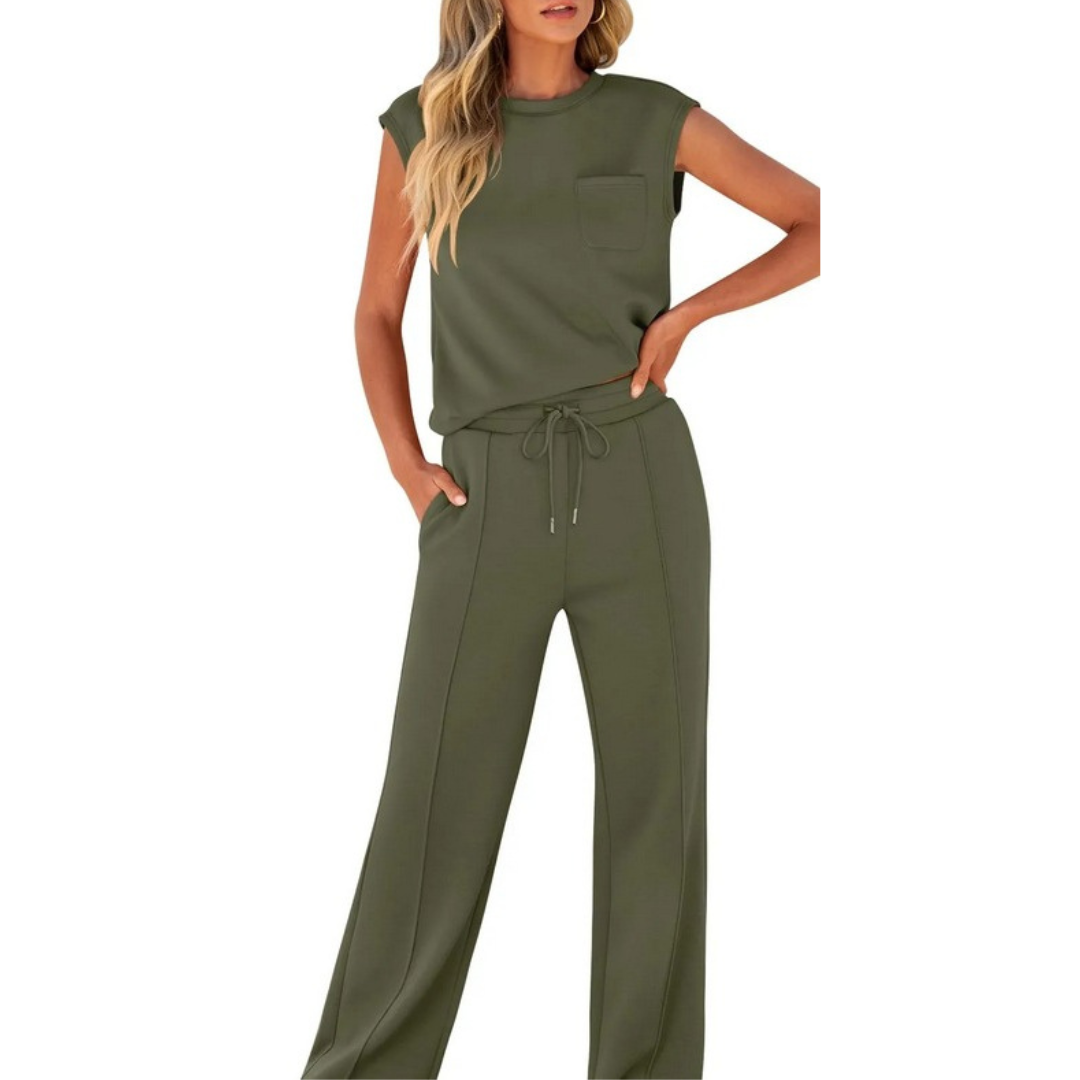 Foria – Casual Sleeveless Drawstring Set