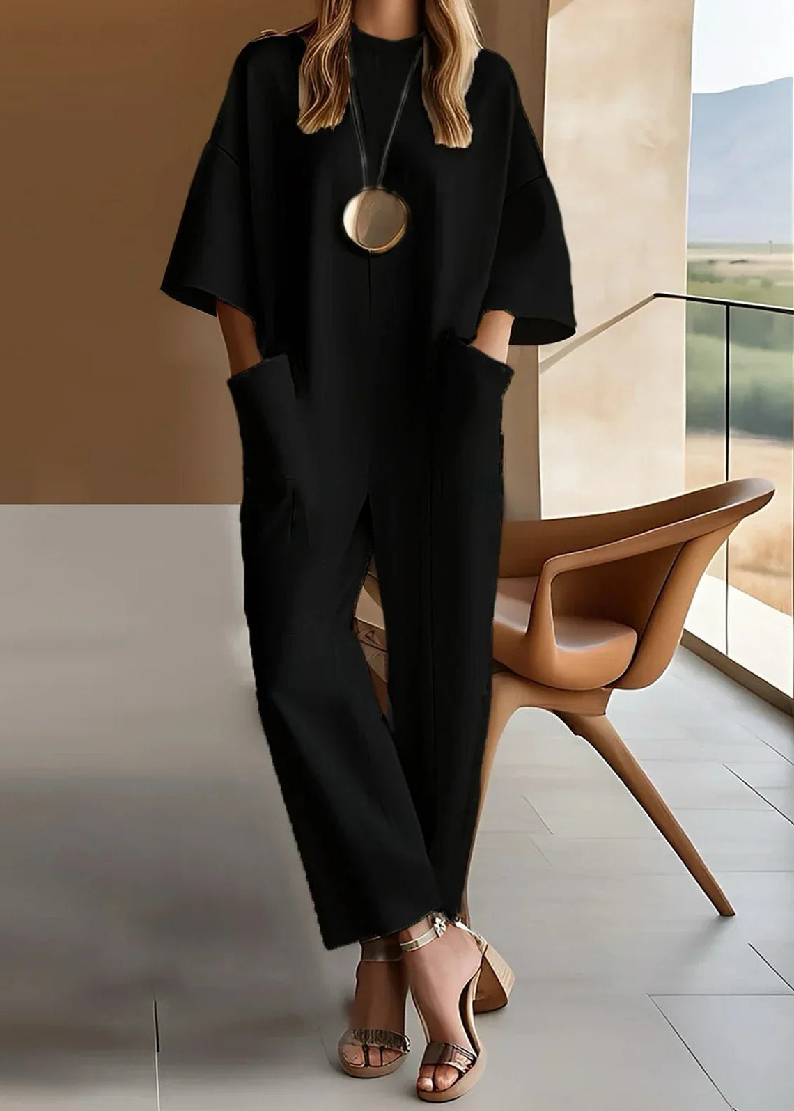 Sidonie | Elegant and Comfortable Jumpsuit with Wide Sleeves for Women