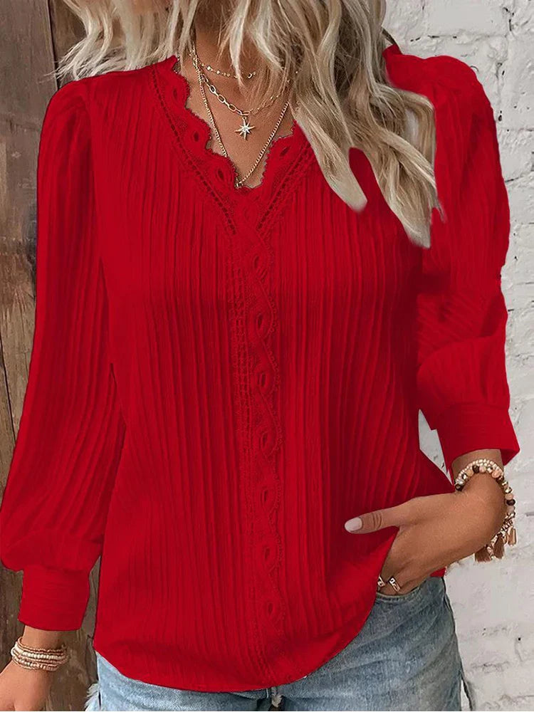 Alison | Collared Ribbed Knit Sweater