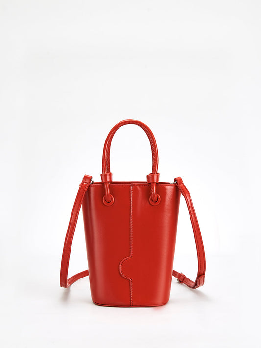Boro Small Bucket-Shape Handbag