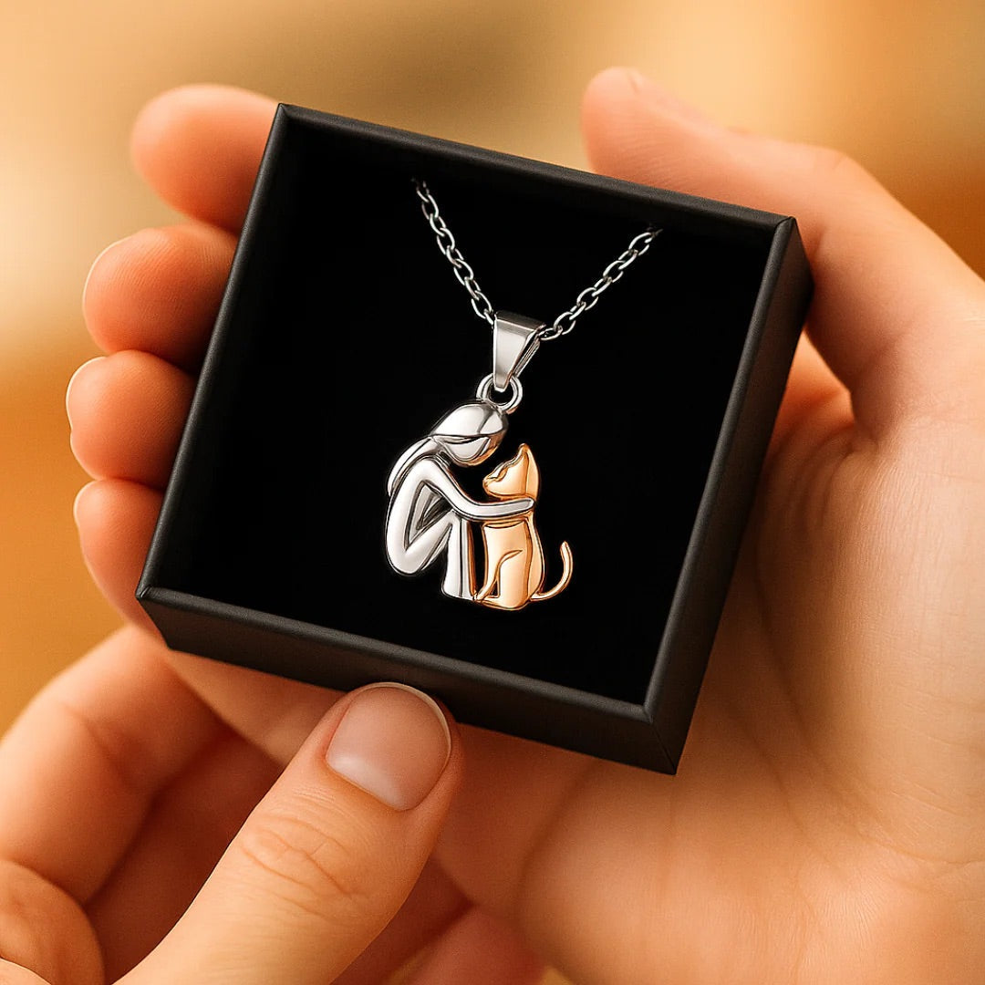 Love | Holding Cat Necklace
