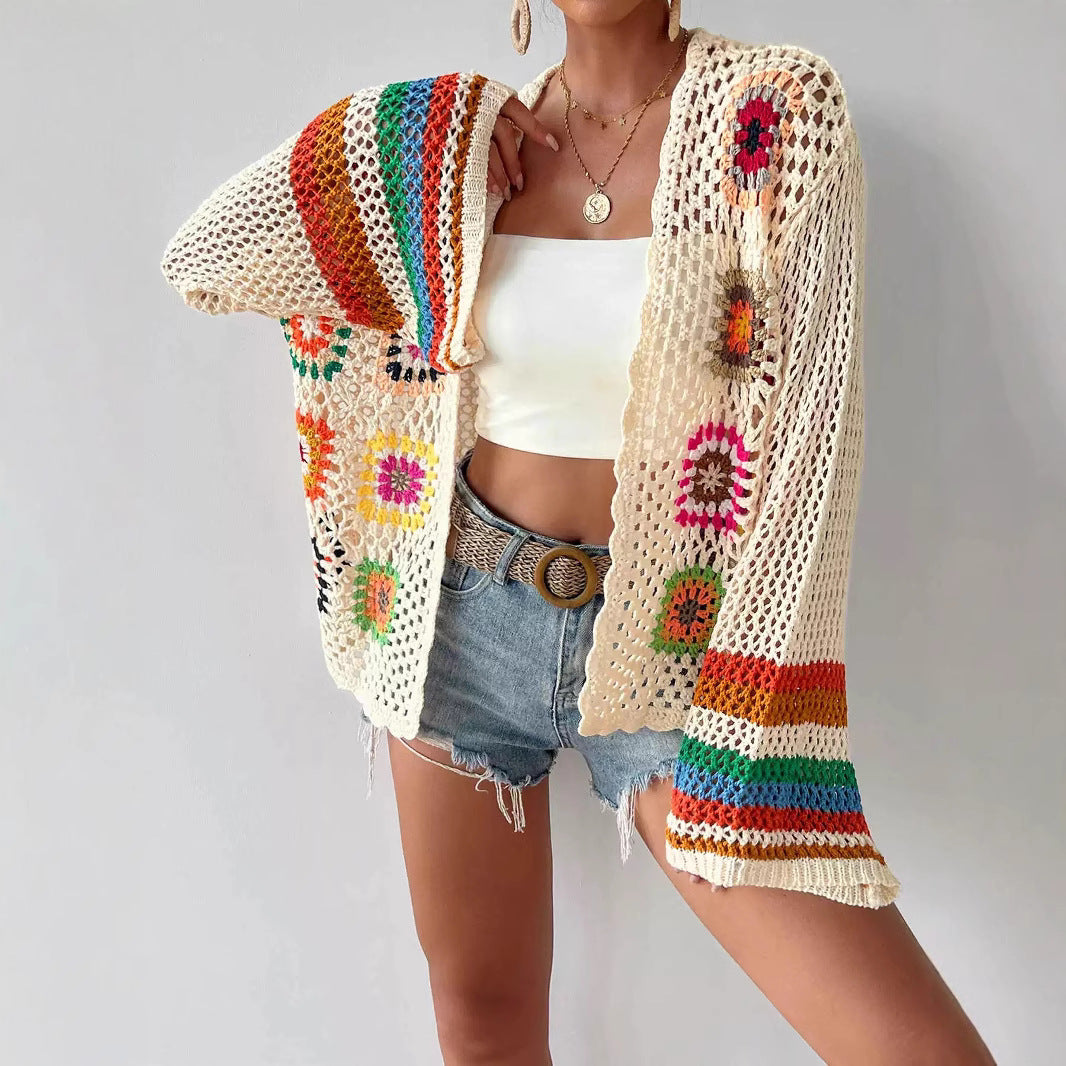 Tansy | Crochet Patch Cardigan