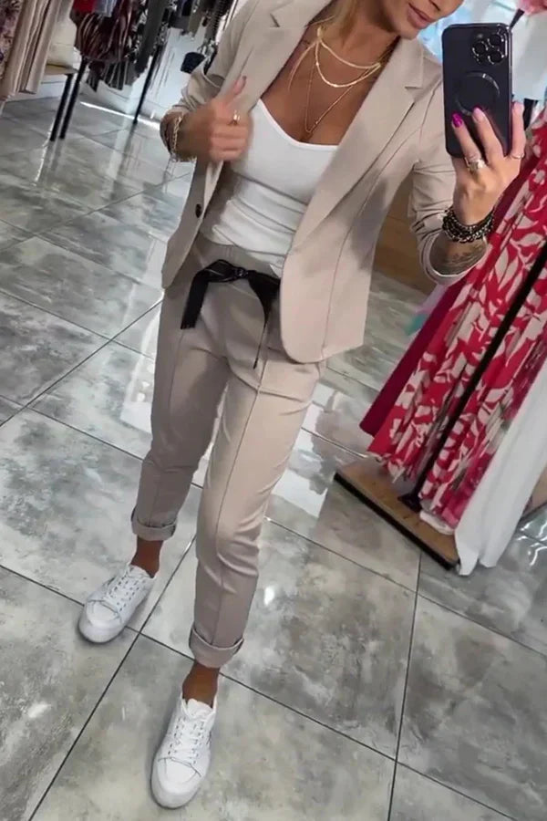 Rona | Tailor-Made Set Blazer with Lightweight Pants