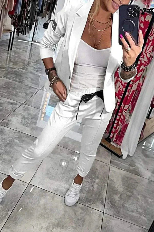 Rona | Tailor-Made Set Blazer with Lightweight Pants