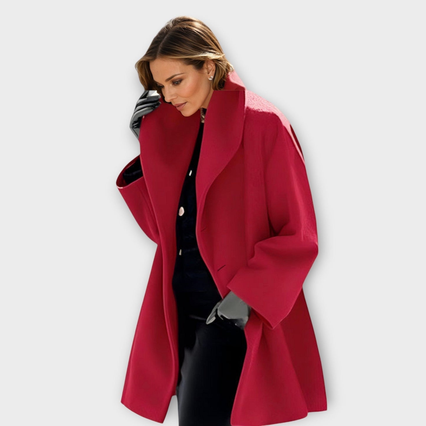 Josiane | Oversized Coat with Spacious Collar for Women