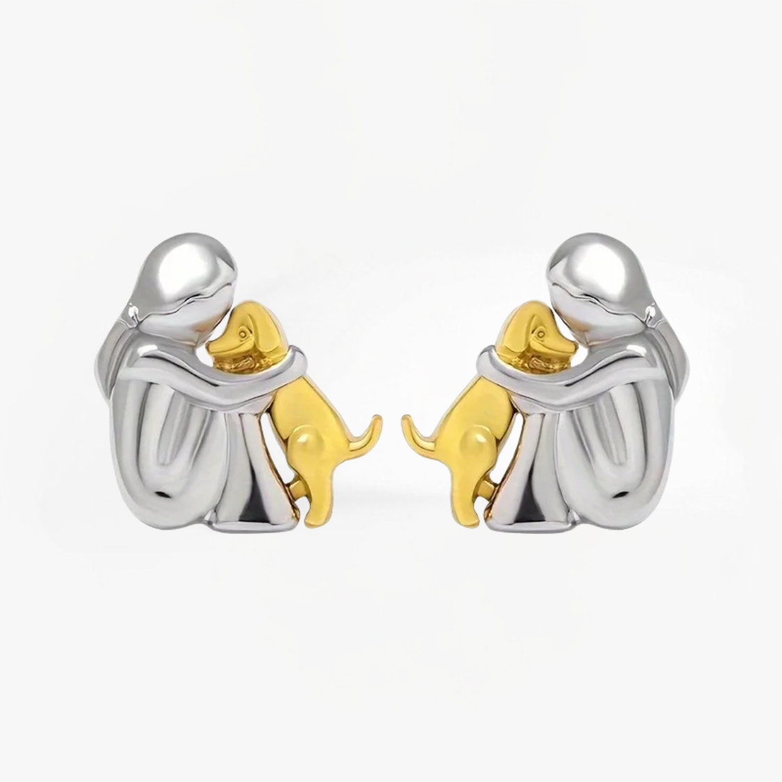 Unconditional | Earring with dog hug